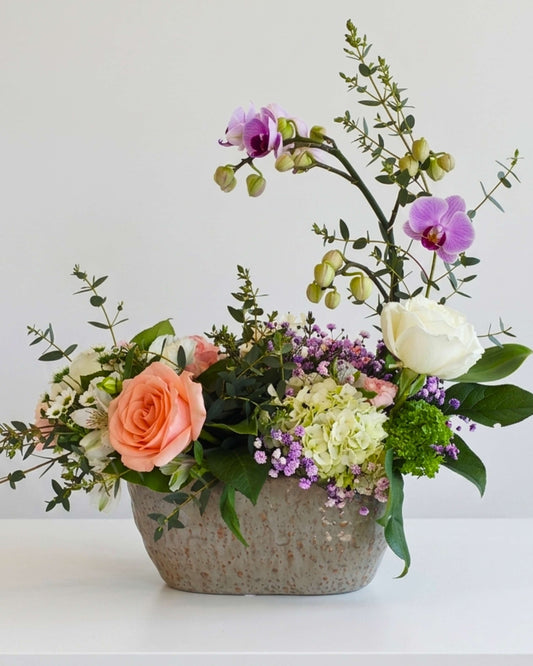 Garden Blush Orchid Arrangement