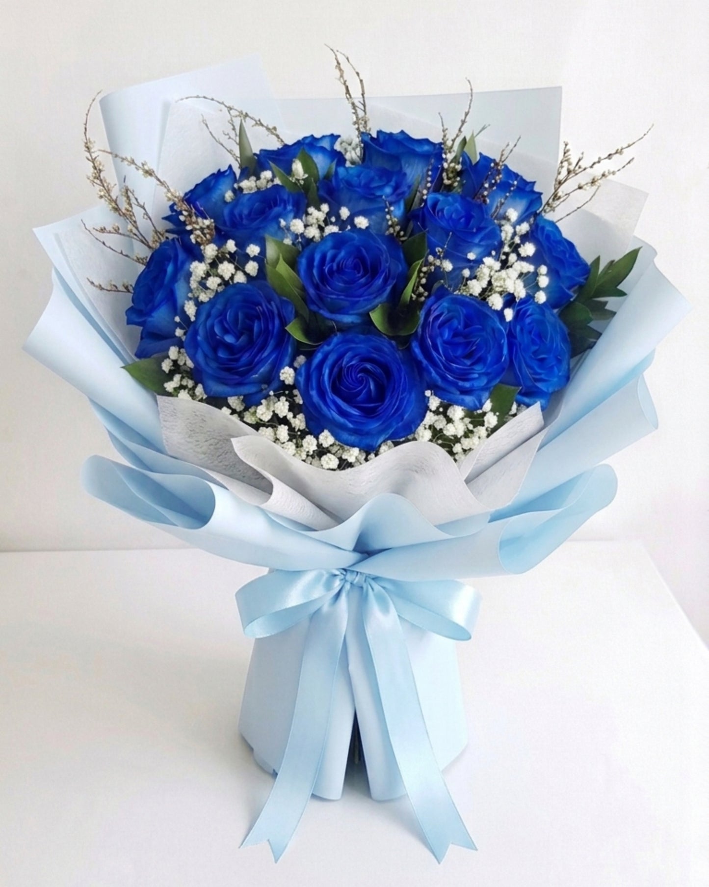Royal Blue Rose Bouquet