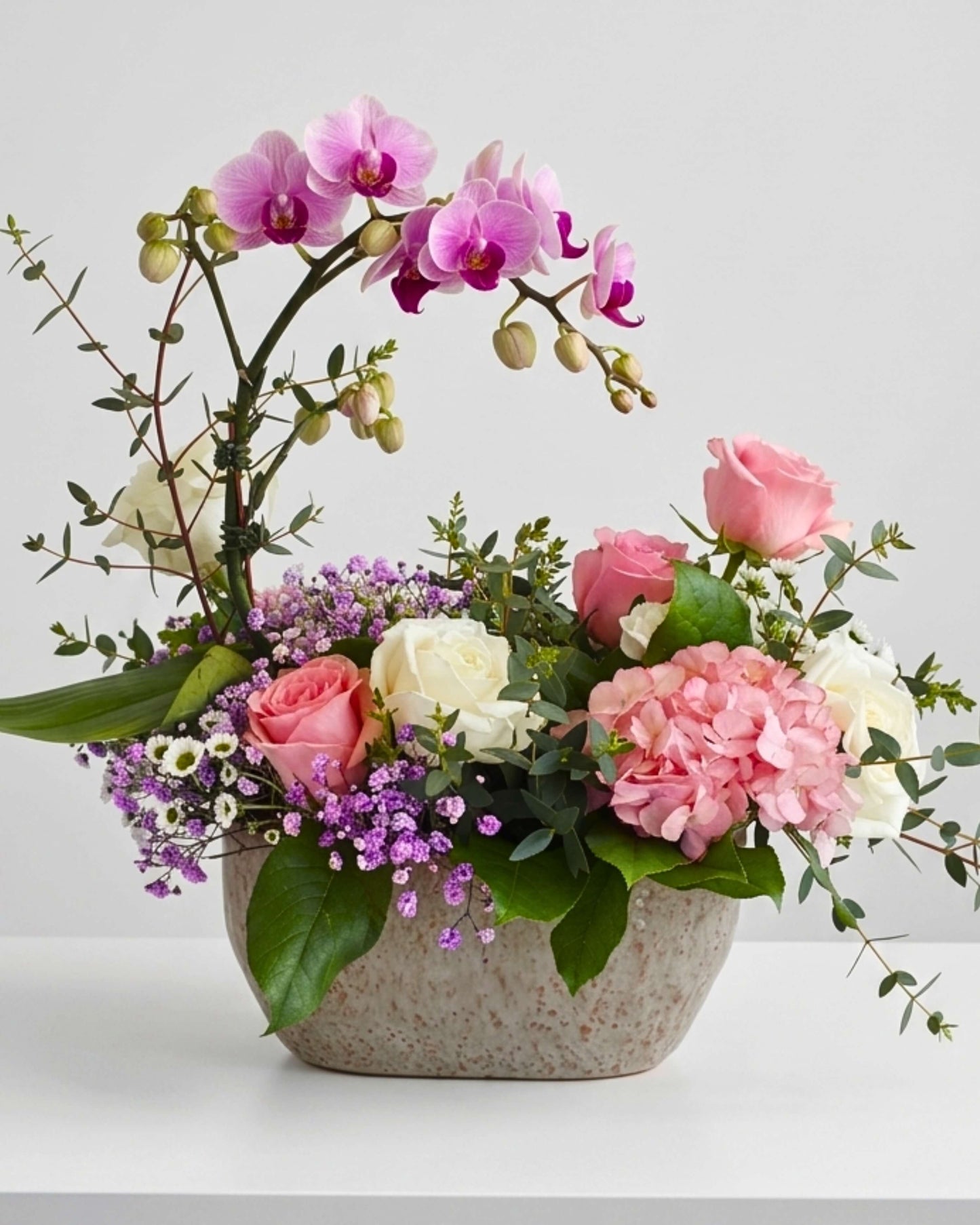 Garden Blush Orchid Arrangement