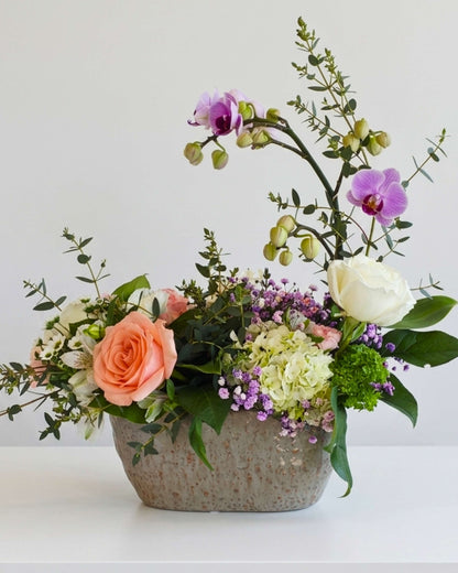 Garden Blush Orchid Arrangement