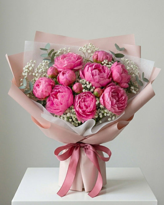Hot Peony Bouquet