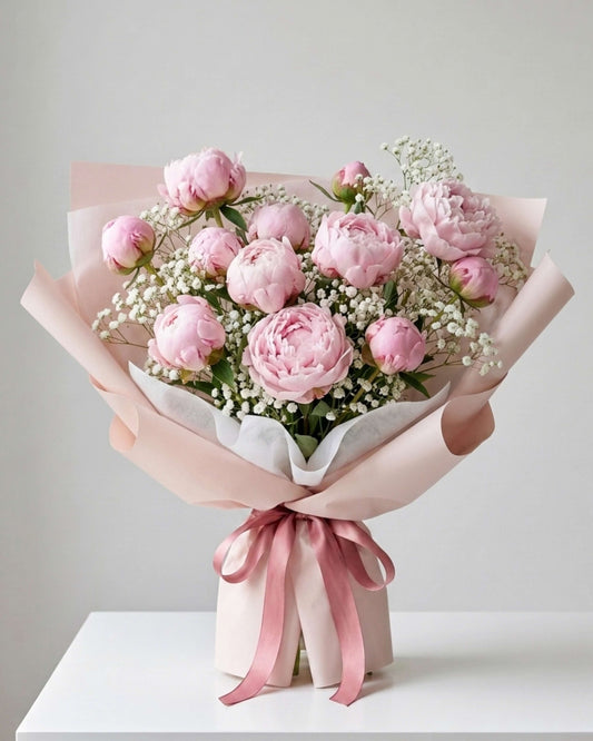 Light Pink Peony Bouquet